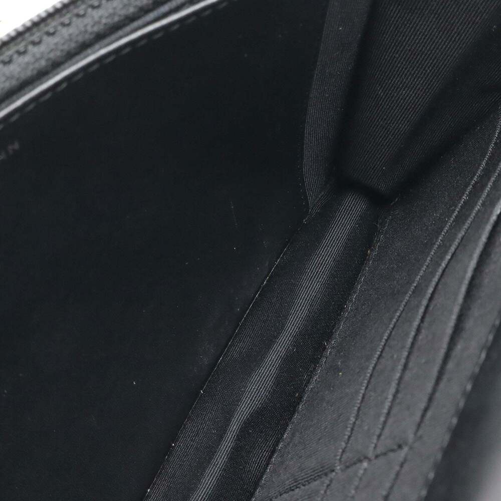 CHANEL Black Leather Logo Shoulder Bag - Picture 8 of 10